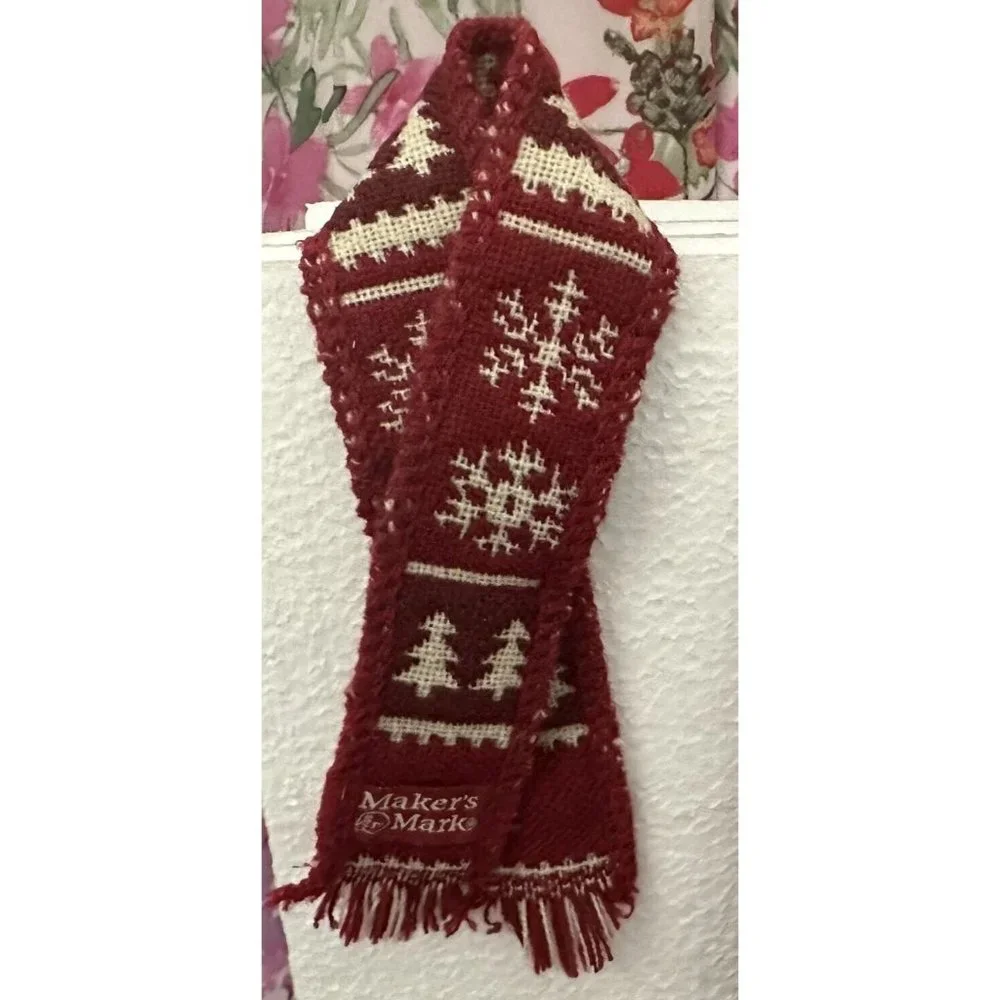 Maker's Mark Scarf and Bottle Scarf Set